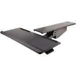 Under Desk Keyboard Tray  Height Adjustable Keyboard and Mouse Tray (10in x 26in)  Ergonomic Computer Keyboard Tray w/Mouse Pad - Adjustable under desk keyboard tray (10x26in) fits full
