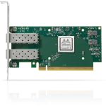 NVIDIA ConnectX-5 EN 25Gigabit Ethernet Card - PCI Express 3.0 x16 - 3.13 GB/s Data Transfer Rate - 2 Port(s) - Optical Fiber - OCP 2.0 Bracket Height - 25GBase-X - SFP28 - Plug-in Card