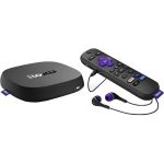 Roku 4802R Ultra Network Streaming Video PlayerAlexa Google Assistant HDR10 HDR10+ HLG MicroSD Supported