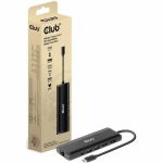 Club 3D USB Gen 1 Type-C 8-in-1 MST Dual 4K60Hz Display Travel Dock - for Desktop PC/Headset - Charging Capability - Memory Card Reader - SD  microSD - USB (Gen 1) Type C - 2 Displays S