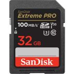 SanDisk Extreme PRO 32 GB Class 10/UHS-I (U3) V30 SDHC - 1 Pack - 100 MB/s Read - 90 MB/s Write - Lifetime Warranty