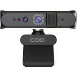 CODi Allocco Webcam - 30 fps - Black - USB Type A - 1920 x 1080 Video - Microphone - Windows