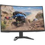 Lenovo G32qc-30 32in Class WQHD Curved Screen LED Monitor - 16:9 - Raven Black - 31.5in Viewable - Vertical Alignment (VA) - WLED Backlight - 2560 x 1440 - 16.7 Million Colors - FreeSyn