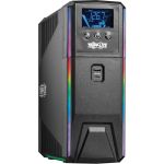 Tripp Lite UPS 600VA 360W 120V Pure Sine Wave Gaming UPS Battery Backup - LCD  AVR  RGB LEDs  USB Charging  Power Saving - Tower - AVR - 7 Hour Recharge - 2.50 Minute Stand-by - 120 V A