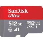 SanDisk SDSQUAC-512G-AN6MA 512GB Ultra UHS-I microSDXC Memory Card with SD Adapter 150 MB/s Reads