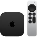 Apple TV 4K Internet TV - 128 GB HDD - Wireless LAN - Black - Siri - HDR10  HDR10+  HLG - Dolby Digital 5.1  Dolby Digital Plus 7.1 Surround  Dolby Atmos - Internet Streaming - 4K UHD -