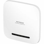 Netgear WAX214 Dual Band IEEE 802.11ax 1.80 Gbit/s Wireless Access Point - Indoor - 2.40 GHz  5 GHz - Internal - 1 x Network (RJ-45) - Gigabit Ethernet - 18 W - Ceiling Mountable  Wall