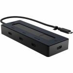 HP Docking Station - for Notebook - USB Type C - 1 Displays Supported - 4K - 3840 x 2160 - 4 x USB Ports - 4 x USB Type-C Ports - USB Type-C - Wired - Windows 10  Windows 11  iPadOS  Ch