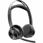 Poly Voyager Focus 2 Microsoft Teams Certified USB-C Headset - Siri  Google Assistant - Stereo - USB Type C  Micro USB - Wired/Wireless - Bluetooth - 164 ft - 20 Hz - 20 kHz - On-ear  O