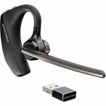 Poly Voyager 5200 USB-A UC Headset - Google Assistant  Siri - Mono - USB Type A  Micro USB - Wireless - Bluetooth - 98.4 ft - 32 Ohm - 100 Hz - 20 kHz - Over-the-ear  Earbud - Monaural