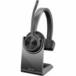 Poly Voyager 4310 Microsoft Teams Certified USB-C Headset with Charge Stand - Siri  Google Assistant - Mono - Wireless - Bluetooth - 298.6 ft - 20 Hz - 20 kHz - Over-the-head  On-ear -