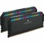 Corsair CMT32GX5M2B6000C30 DOMINATOR PLATINUM RGB DDR5 32GB (2x16GB) Memory Kit 6000MT/s 30-36-36-76 XMP 3.0 1.4V RGB LED Black