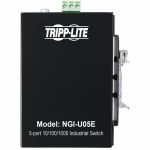 Tripp Lite 5-Port Unmanaged Industrial Gigabit Ethernet Switch - 10/100/1000 Mbps  Ruggedized  -40&deg; to 75&deg;C  EIP QoS  DIN/Wall Mount - 5 Ports - Gigabit Ethernet - 10/100/1000Ba