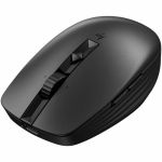 HP 710 Rechargeable Silent Mouse - Track-On-Glass - Wireless - Bluetooth - 2.40 GHz - Rechargeable - USB Type A - 3000 dpi - Tilt Wheel - 7 Button(s) - 6 Programmable Button(s) - Symmet