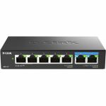 D-Link 7-Port Multi-Gigabit Unmanaged Switch - 7 Ports - Gigabit Ethernet  2.5 Gigabit Ethernet - 10/100/1000Base-T  2.5GBase-T - 2 Layer Supported - 3.37 W Power Consumption - Twisted