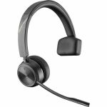 Poly Savi 7210 Office Headset - Mono - Wireless - DECT 6.0 - 393.7 ft - On-ear - Monaural - Ear-cup - Noise Cancelling  Omni-directional Microphone - Noise Canceling - Black
