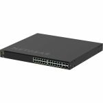Netgear AV Line M4350-24G4XF Ethernet Switch - 24 Ports - Manageable - 10 Gigabit Ethernet  Gigabit Ethernet - 10GBase-X  10/100/1000Base-T - 3 Layer Supported - Modular - 240 W Power C