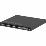 Netgear AV Line M4350-44M4X4V Ethernet Switch - 48 Ports - Manageable - 25 Gigabit Ethernet - 25GBase-X  10GBase-T - 3 Layer Supported - Modular - 550 W Power Consumption - 194 W PoE Bu