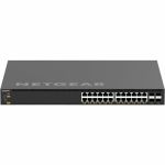 Netgear AV Line M4350-24X4V Ethernet Switch - 24 Ports - Manageable - 25 Gigabit Ethernet - 10GBase-X  25GBase-X  10GBase-T  5GBase-T  2.5GBase-T  10/100/1000Base-T - 3 Layer Supported
