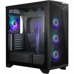 MSI MPG GUNGNIR 300R AIRFLOW Gaming Computer Case - Mid-tower - Tempered Glass - 4 x 4.72in x Fan(s) Installed - EATX  ATX  Micro ATX  Mini ITX Motherboard Supported - 13 x Fan(s) Suppo