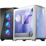MSI PC Case MPG GUNGNIR 300R AIRFLOW / White - Mid-tower - White - Tempered Glass - 4 x 4.72in x Fan(s) Installed - EATX  ATX  Micro ATX  Mini ITX Motherboard Supported - 13 x Fan(s) Su