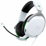 HyperX CloudX Stinger 2 Gaming Headset - Stereo - Wired - 32 Ohm - Over-the-ear  Over-the-head - Binaural - Circumaural - 3.94 ft Cable - Noise Cancelling Microphone - White