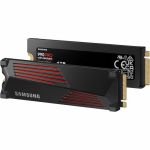 Samsung MZ-V9P4T0CW 990 PRO 4TB PCIe 4.0 NVMe Heatsink Solid State Drive Gaming Console Device Supported - 2400 TB TBW - 7450 MB/s
