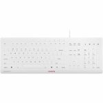 CHERRY STREAM PROTECT Keyboard - Cherry Stream Wired Keyboard With High Quality Protective Silicone Membrane  White