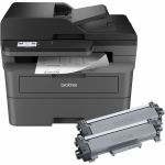 Brother Wireless MFC-L2820DW XL Compact Monochrome All-in-One Laser Printer with Copy  Scan and Fax  up to 4 200 pages of toner included  Duplex and Mobile Printing - Copier/Fax/Printe