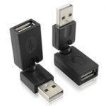 USB A Male to Female 360 degree Adapter