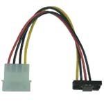 Molex to SATA Power Adapter w/ Latch and 90 Degree 