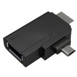 Unitek #Y-A021BK USB2.0 + 3.0 OTG Adapter Black