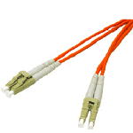 LC/LC Duplex 62.5/125 20M (66') Multimode FiberPatch Cable with Clips Orange #KH-LCLCDM-20