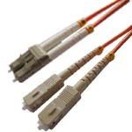 Fiber Cable LC/SC Duplex 62.5/1251M (3')