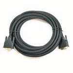 DVI-D Digital Dual Link Cable Gold-Plated M/M 1.5'Black