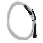 Fan Cable Extension 1' With White White Sleeve 