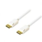 DP1.2 to DP1.2 Male Cable 3' White Gold-plated 