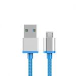 Micro to USB Aluminum Data Cable 3'(1M) Blue