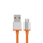 Micro USB Aluminum Cable 3'(1M) Orange