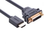 HDMI Male to DVI Female Adapter Cable Black
