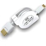 #WH98 HDMI Retractable Cable CM-AM Ultra Thin 1M