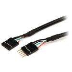 Internal 5-Pin USB IDC Motherboard Header M/F18inExtension Cable