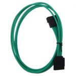 Molex to SATA Power Extension 1.5' With Green Sleeve