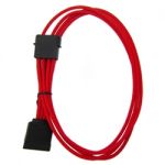 Molex to SATA Power Extension 1.5' With  RedSleeve