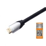 Premium HDMI 2.0 Cable 1M (3') BlackSupports 4K@60Hz 18Gps BT.2020 and HDR