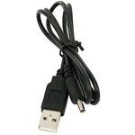 USB to 3.5mm Barrel Jack 5V DC Power Cable 19in Black