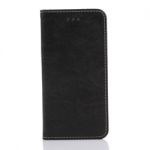 iPhone 6 Leather Magnetic Flip Cover Case withCard SlotBlack