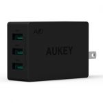 AUKEY PA-U35 3 Port USB Wall Charger 5V6A Black