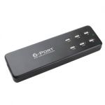 LVSUN LS-6UDT 6 in 1 USB-C Charger 58W 11.6A5V 2.4A *4 & 5V 1A *2 Black