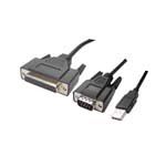 #Y-107 USB to Serial (DB9M) & Parallel Adapter (DB25F)